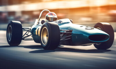 Formula 43 racing wheels on high-performance car